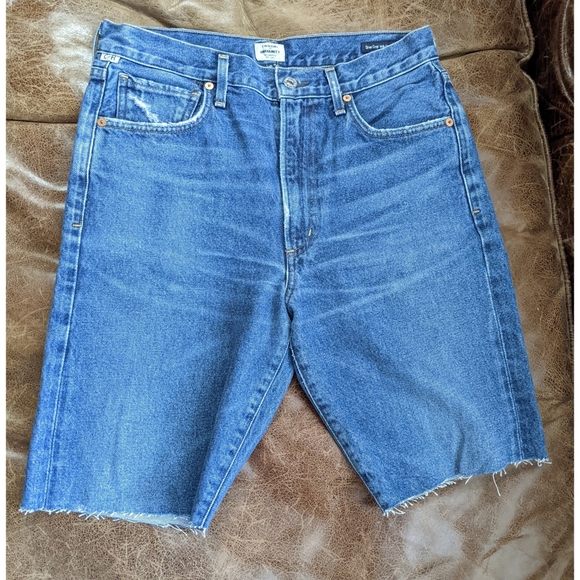 CITIZENS OF HUMANITY Dree High Rise Cut Off Shorts-28 - Picture 9 of 15